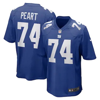 mens nike matt peart royal new york giants game jersey